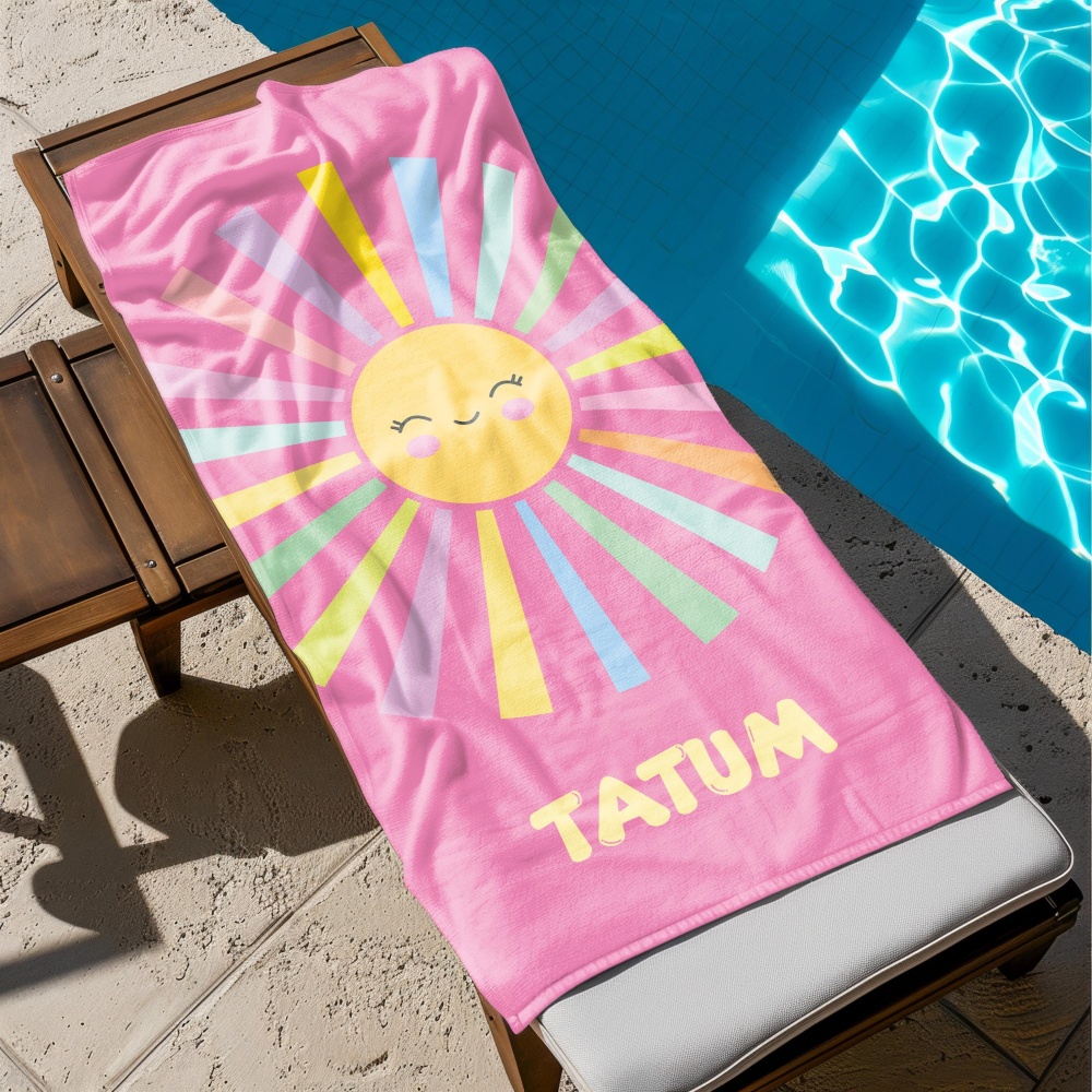 Personalized Lovely Kid Towel for Summer & Beach | CWTowel140