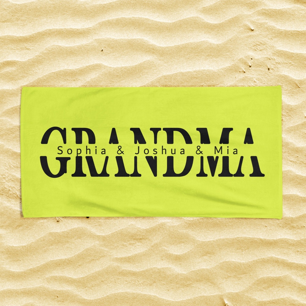 Personalized Lovely Kid Towel for Summer & Beach | CWTowel144