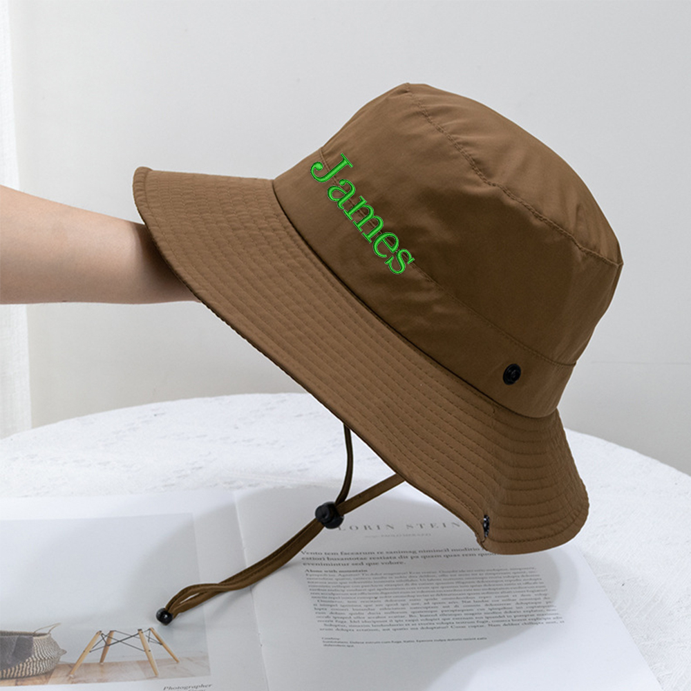 Personalized Embroidery Bucket Hat for Comfort & Unique | CWBeach146