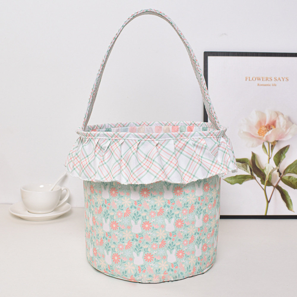 Personalised Embroidered Easter Bunny Basket | CWEaster46