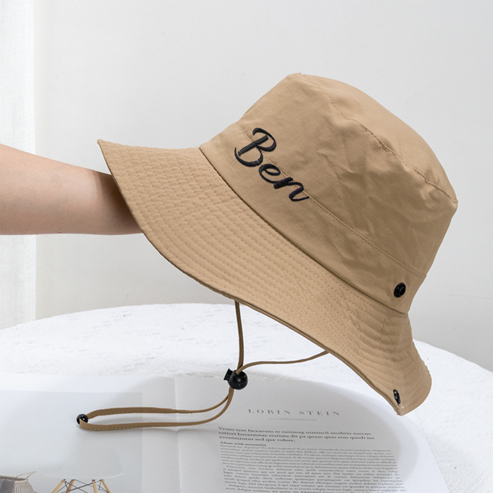 Personalized Embroidery Bucket Hat for Comfort & Unique | CWBeach146