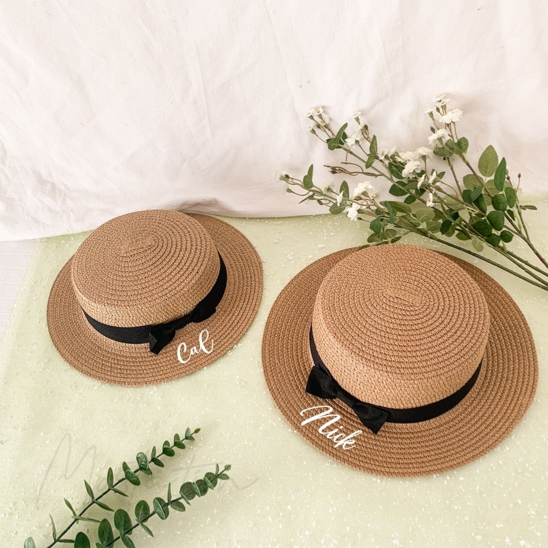 Personalized Children's Straw Beanie for Comfort & Unique | CWBeach149