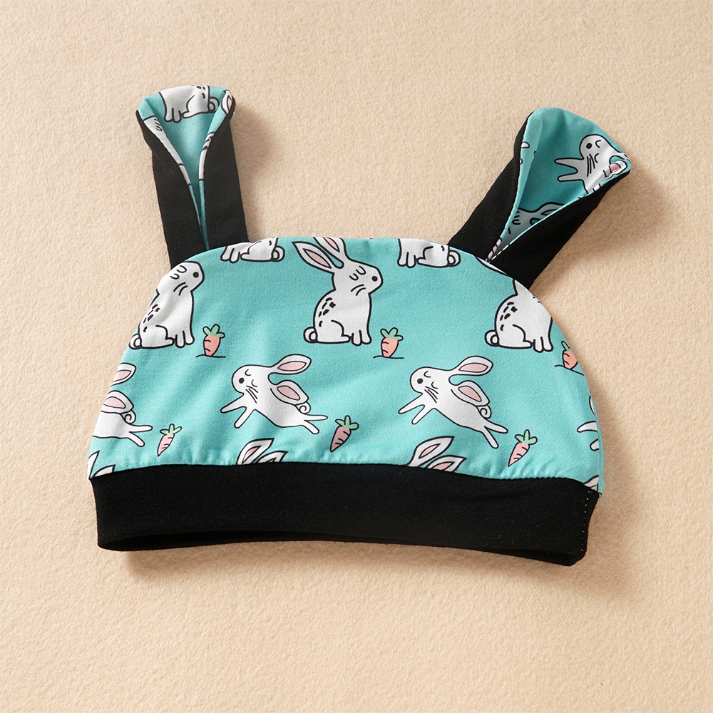 Personalized Baby Boy Cute Easter Alphabet 3pcs Outfit Set | CWEaster48