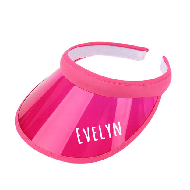 Personalized Kid Holographic Colored Sun Hat for Summer & Beach | CWBeach153