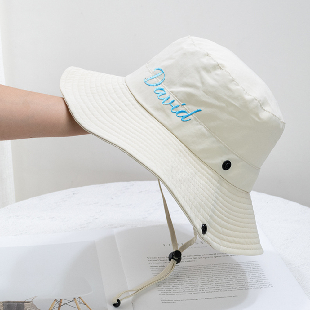Personalized Embroidery Bucket Hat for Comfort & Unique | CWBeach146