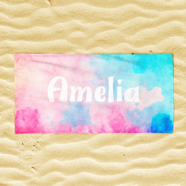 Personalized Lovely Kid Towel for Summer & Beach | CWTowel143