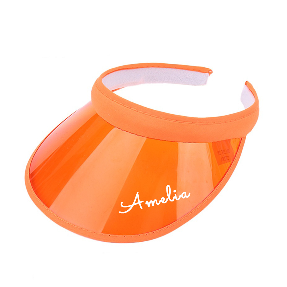 Personalized Kid Holographic Colored Sun Hat for Summer & Beach | CWBeach153