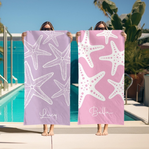 Personalized Lovely Kid Towel for Summer & Beach | CWTowel139
