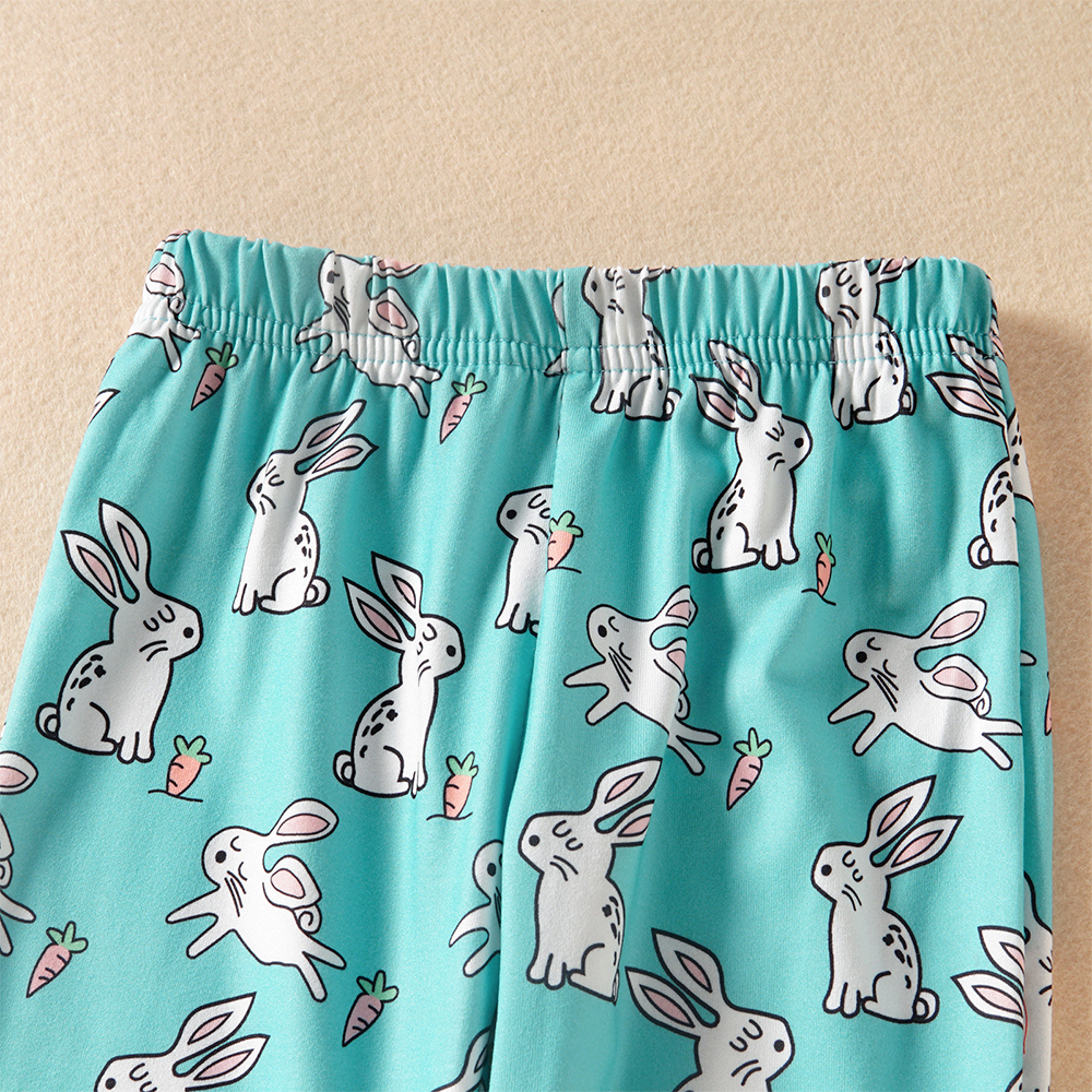 Personalized Baby Boy Cute Easter Alphabet 3pcs Outfit Set | CWEaster48