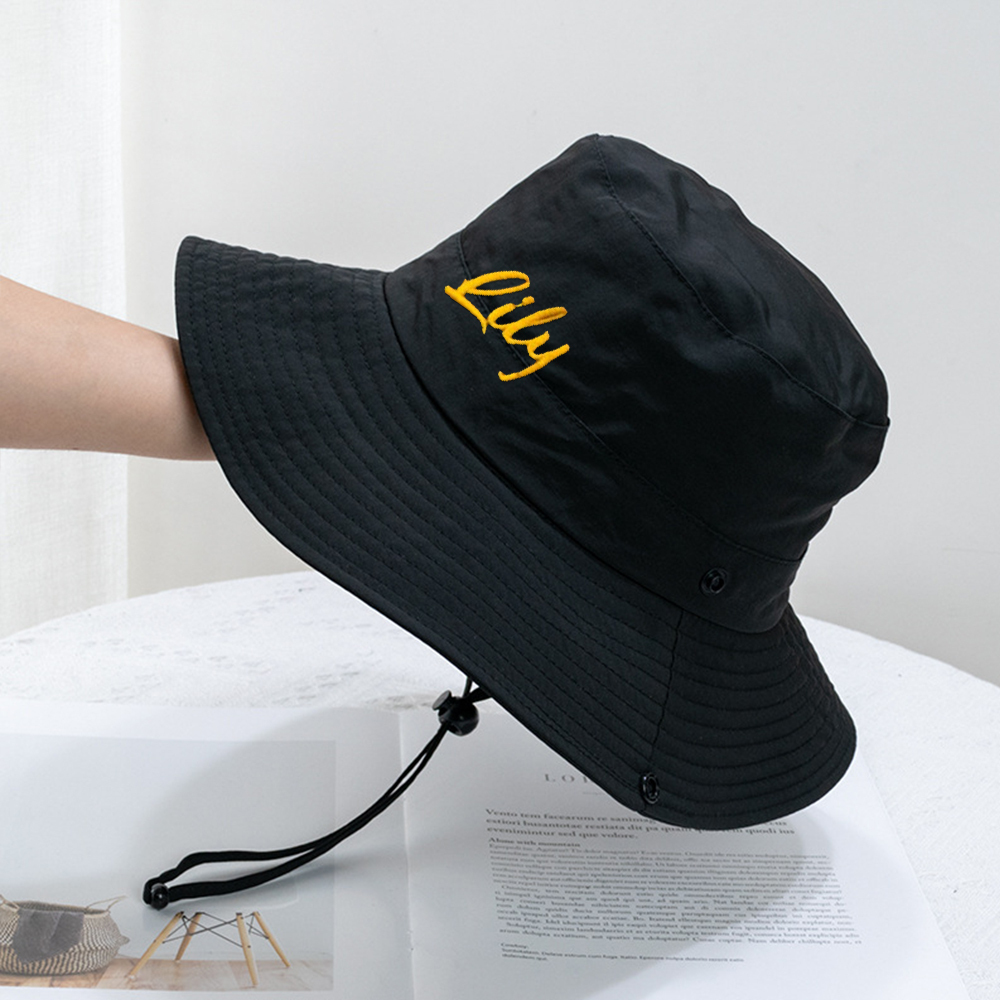 Personalized Embroidery Bucket Hat for Comfort & Unique | CWBeach146