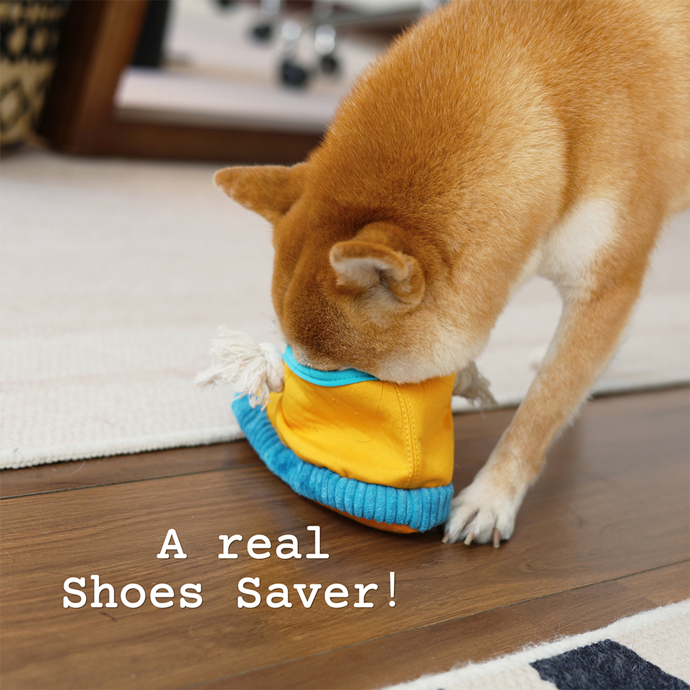 Personalized Puppy Soft Cotton Shoes Chew Toy | BKPet155