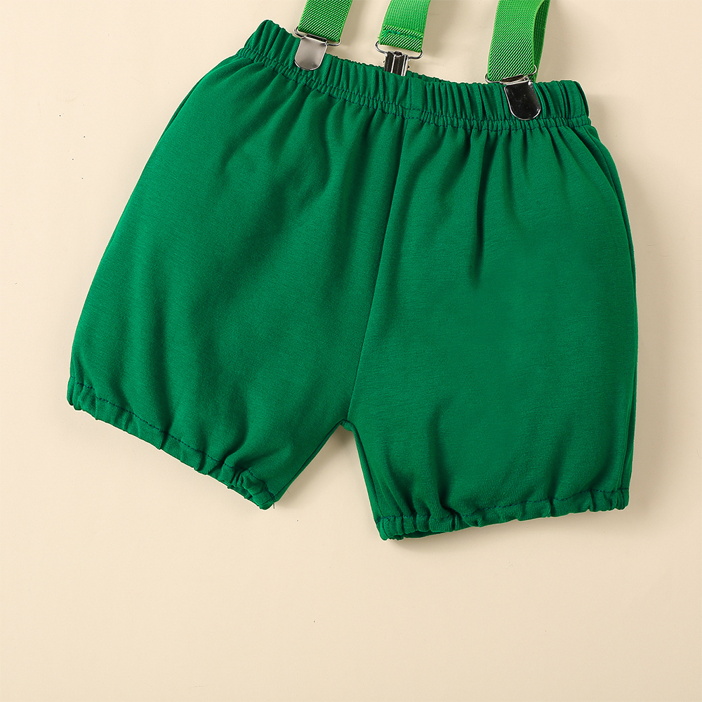 Personalised Baby Boy 1st Birthday Animal Print Overalls Set | CWBaby195