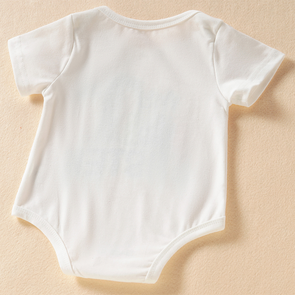 Personalized Baby Boy Cute Easter Alphabet 3pcs Outfit Set | CWEaster48