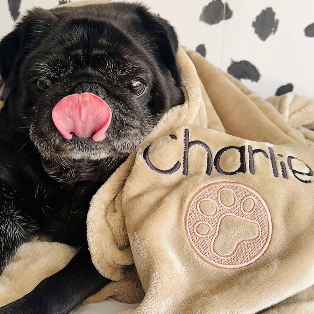 Personalized Warm Pet Blanket for Comfort & Unique | BKPet239