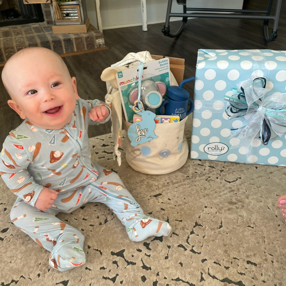 Personalized Bunny Easter Basket Tags | CWEaster34