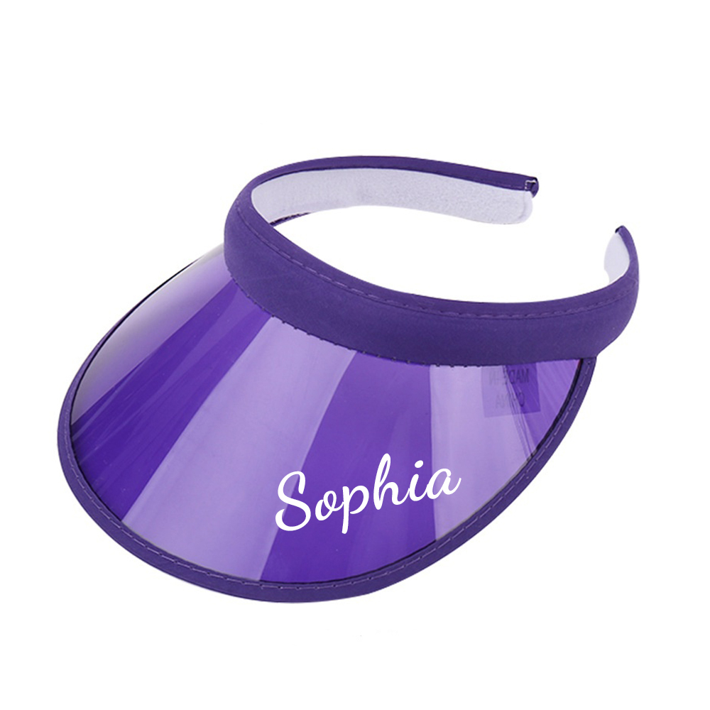 Personalized Kid Holographic Colored Sun Hat for Summer & Beach | CWBeach153