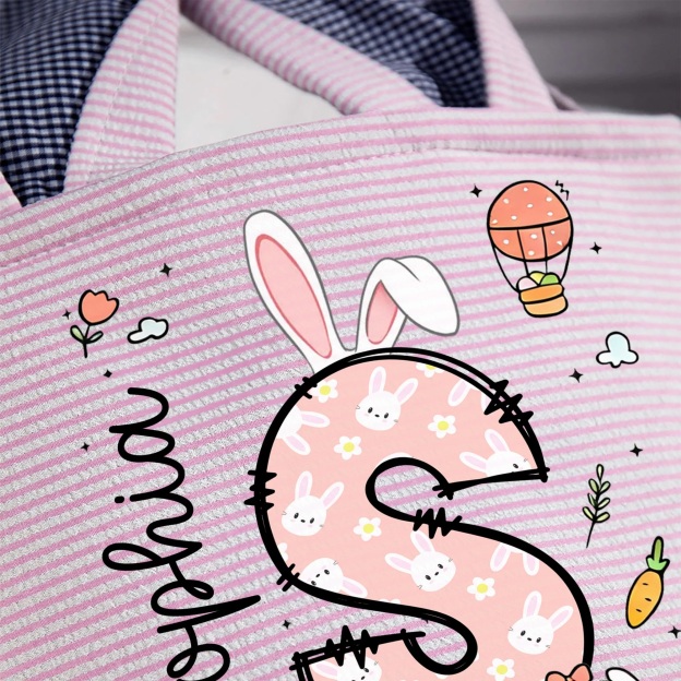 Personalized Easter Egg Hunt Bunny Basket | CWEaster87