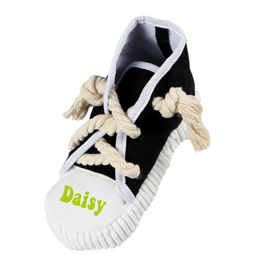 Personalized Puppy Soft Cotton Shoes Chew Toy | BKPet155