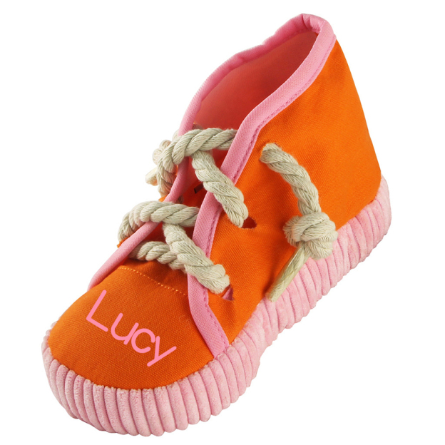 Personalized Puppy Soft Cotton Shoes Chew Toy | BKPet155