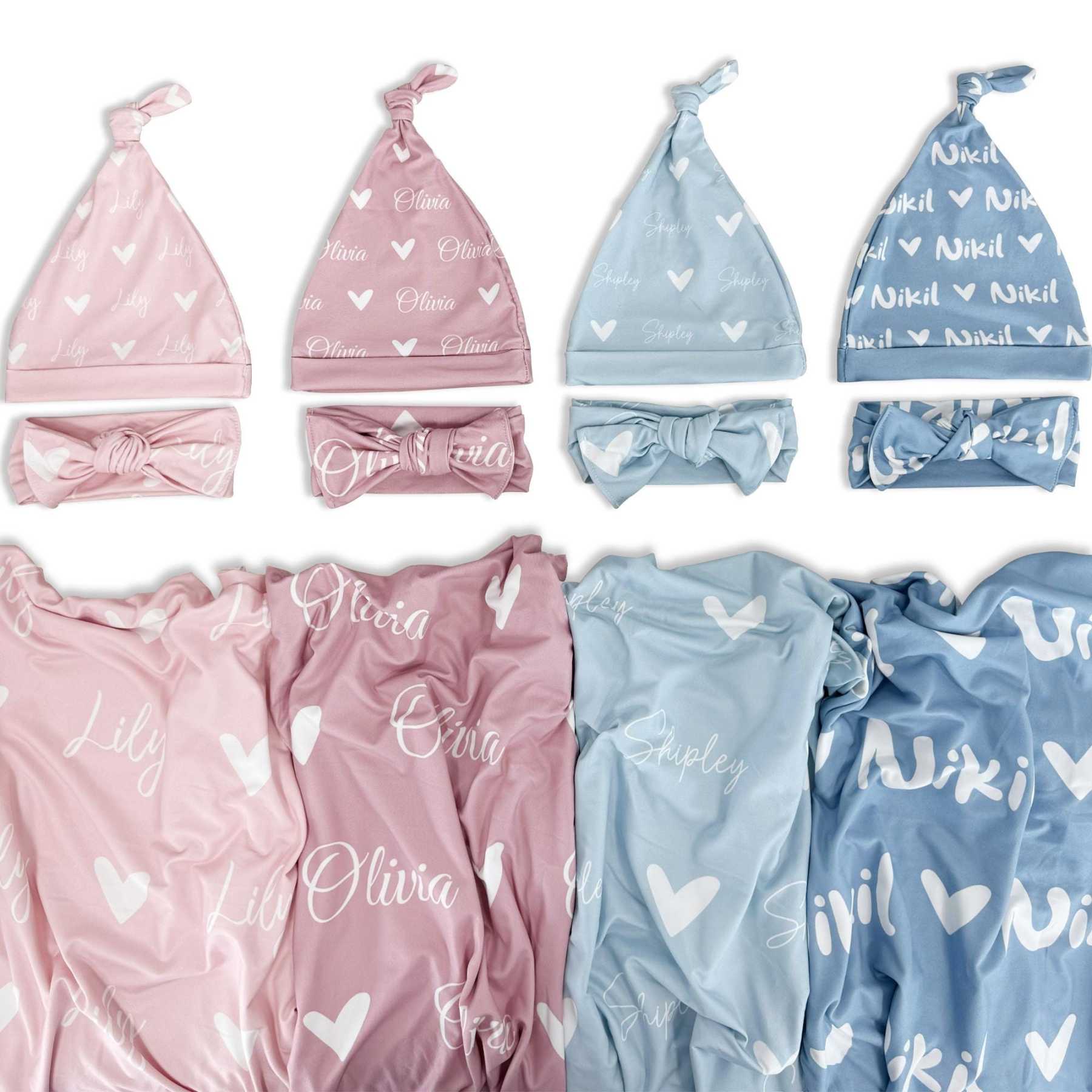 Personalized Baby Swaddle Blanket Set for Comfort & Unique | BBBlanket