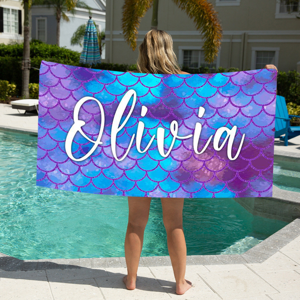 Personalized Lovely Kid Towel for Summer & Beach | CWTowel88