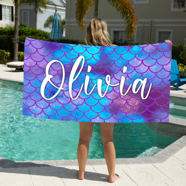 Personalized Lovely Kid Towel for Summer & Beach | CWTowel88