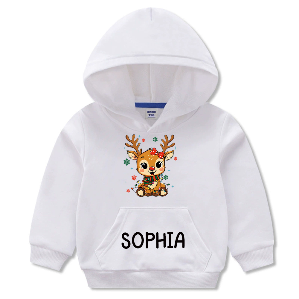 Personalized Kids Lovely Christmas Hoodie | MCGift218
