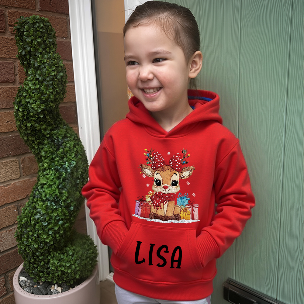 Personalized Kids Lovely Christmas Hoodie | MCGift220