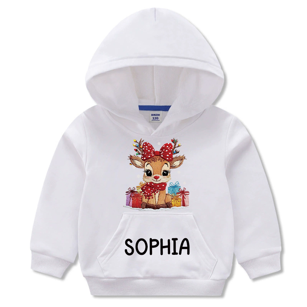 Personalized Kids Lovely Christmas Hoodie | MCGift220