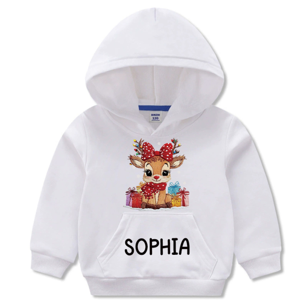 Personalized Kids Lovely Christmas Hoodie | MCGift220