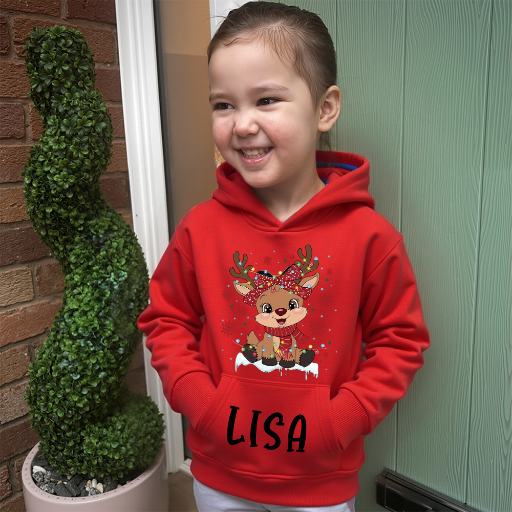 Personalized Kids Lovely Christmas Hoodie | MCGift221