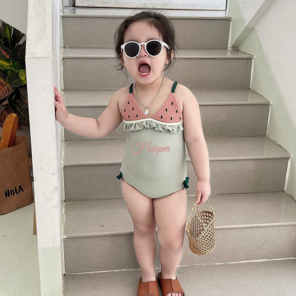 Personalized Embroidery Original Lovely Fruit Swimsuit for Summer | CWBaby56
