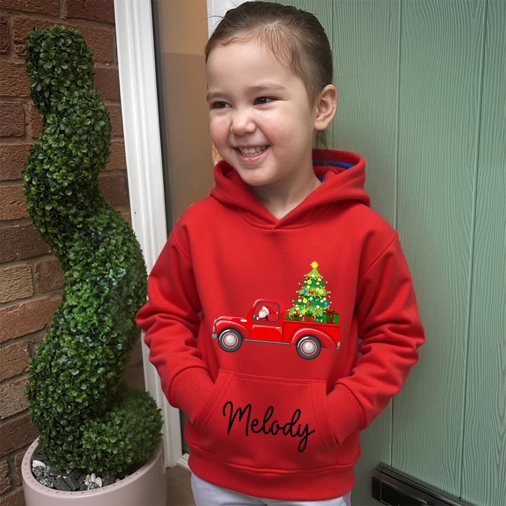 Personalized Kids Lovely Christmas Hoodie | MCGift229