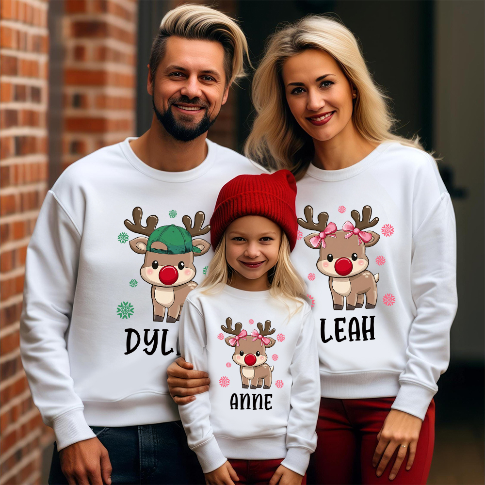 Personalized Christmas Matching Family Sweatshirt | MCGift232