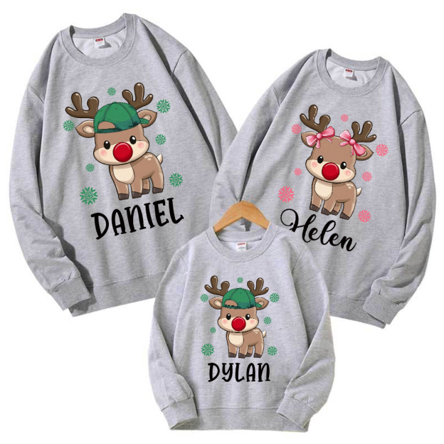 Personalized Christmas Matching Family Sweatshirt | MCGift232