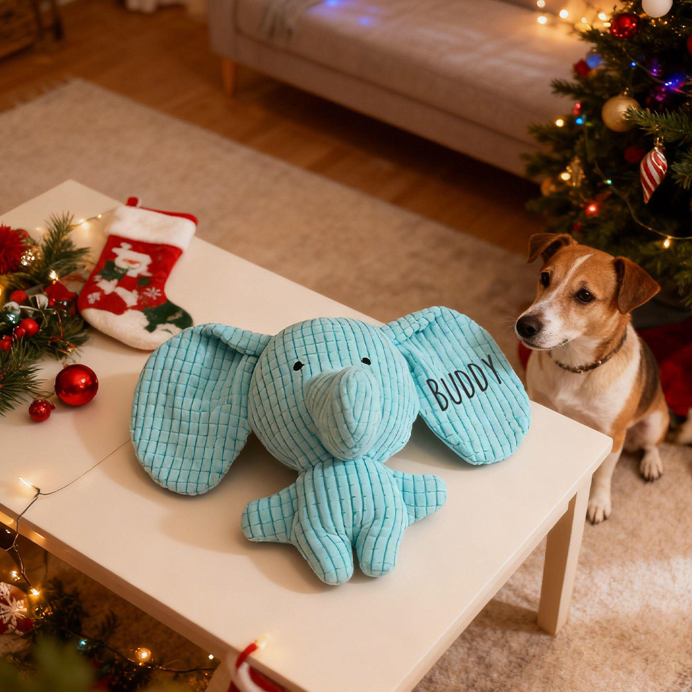 Personalized Pet Unique Elephant Squeaky Toy | BKPet294