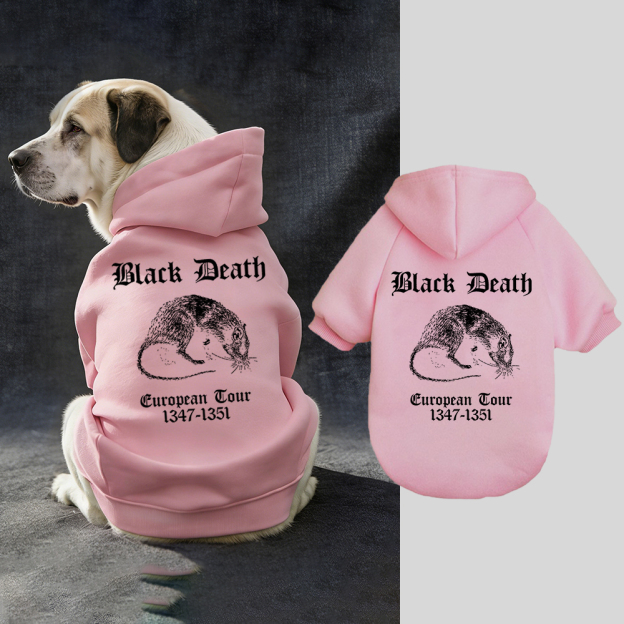 Black Death European Dour Puppy Hoodie | BKPet316