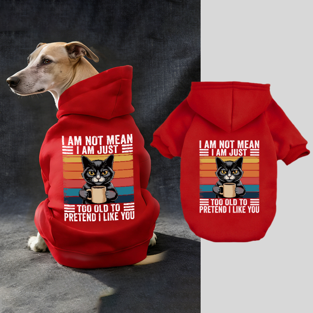 I AM NOT MEAN Puppy Hoodie | BKPet329