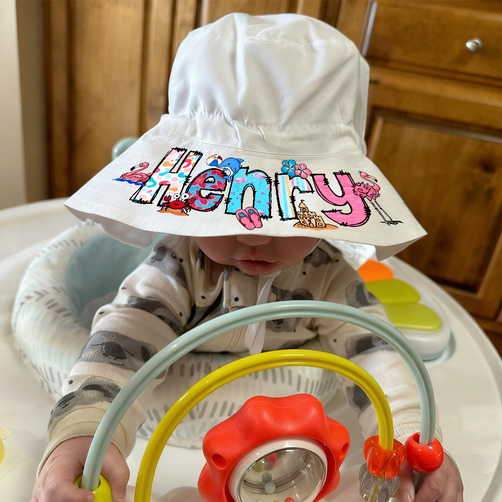 Personalized Cute Design Summer Bucket Hat for Comfort & Unique | CWBeach208