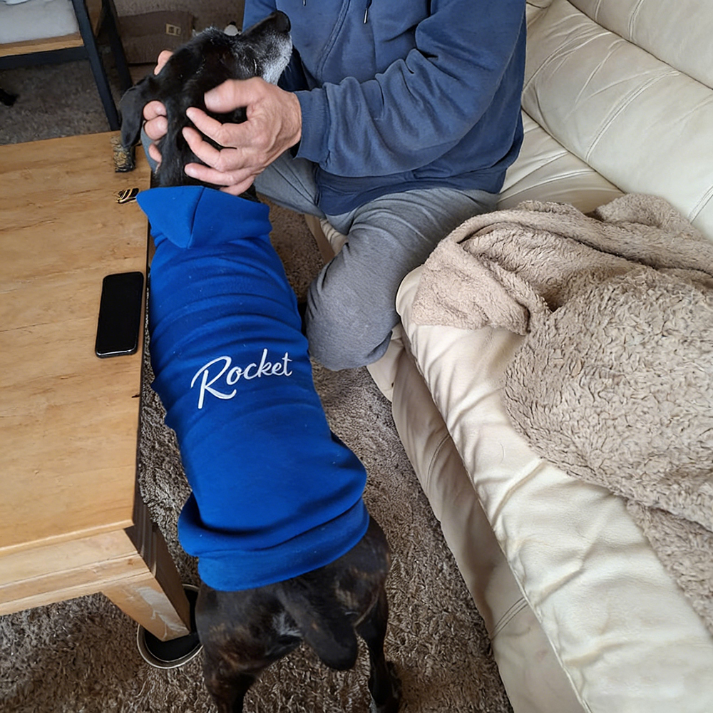 Personalized Embroidery Warm Soft Puppy Hoodie | BKPet362