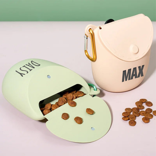 Personalized Silicone Training Dog Food Waist Bag | BKPet409