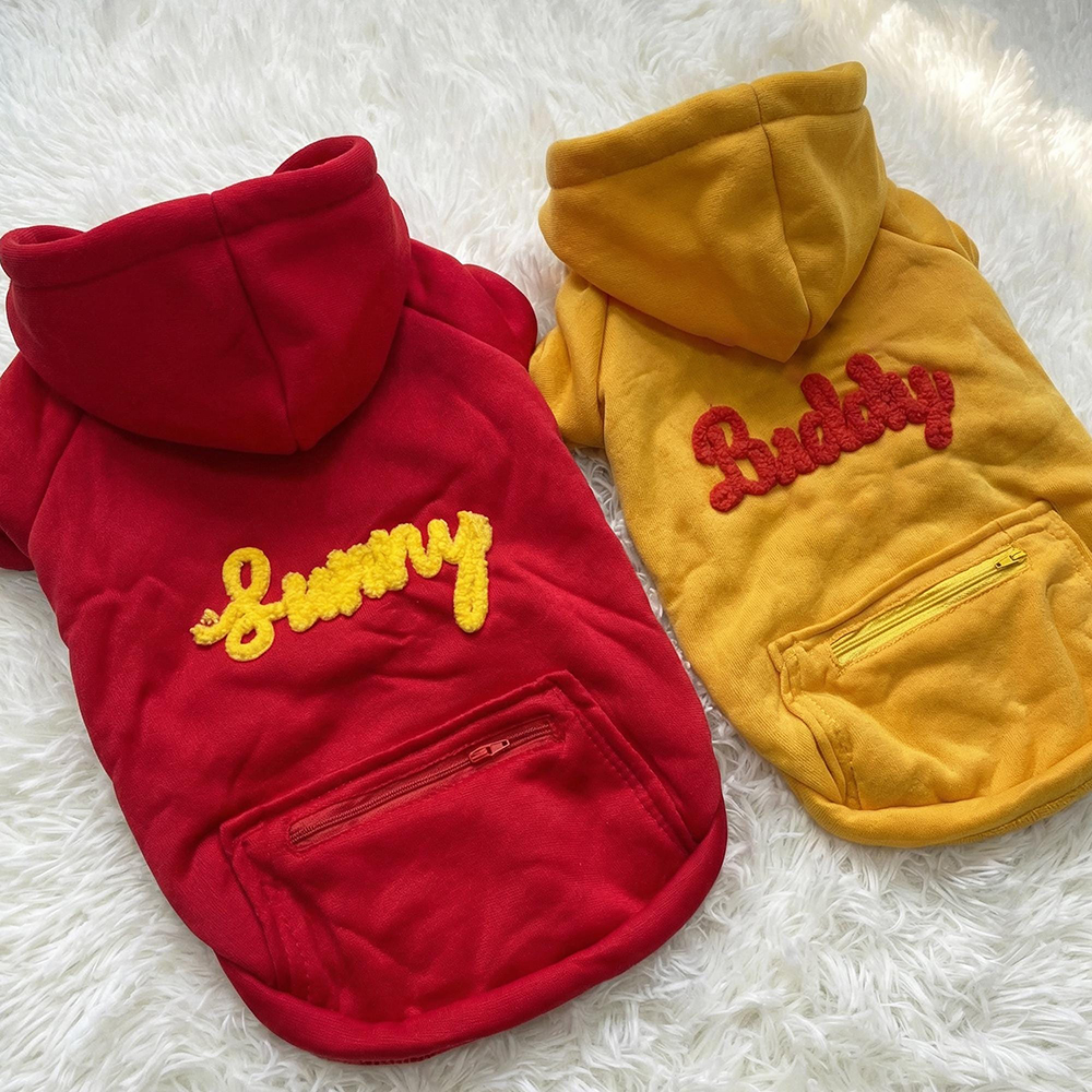 Personalized Warm Large Size Puppy Hoodie for Comfort & Unique | BKPet254