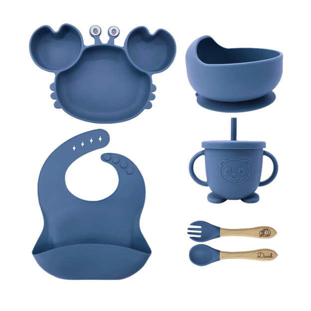 Personalised Baby Silicone Cutlery Set | CWBaby67