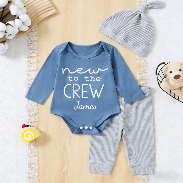 Personalized Little Brother Coming Home Outfits Set | CWBaby452