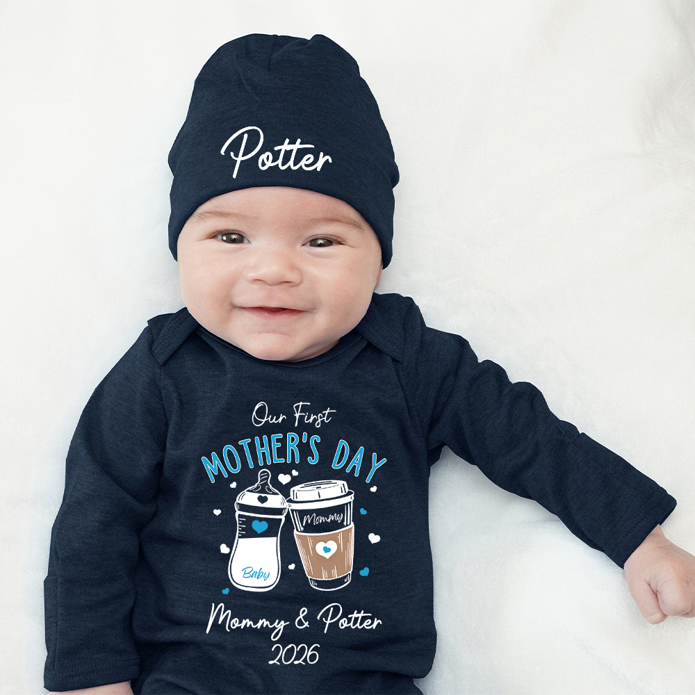 Personalized My First Mother's Day Baby Coming Home Outfit | CWBaby453