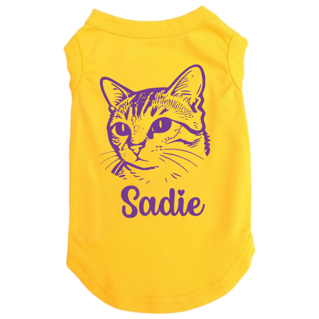 Personalized Adorable Pet Portrait Line-Art Shirt | BKPet440