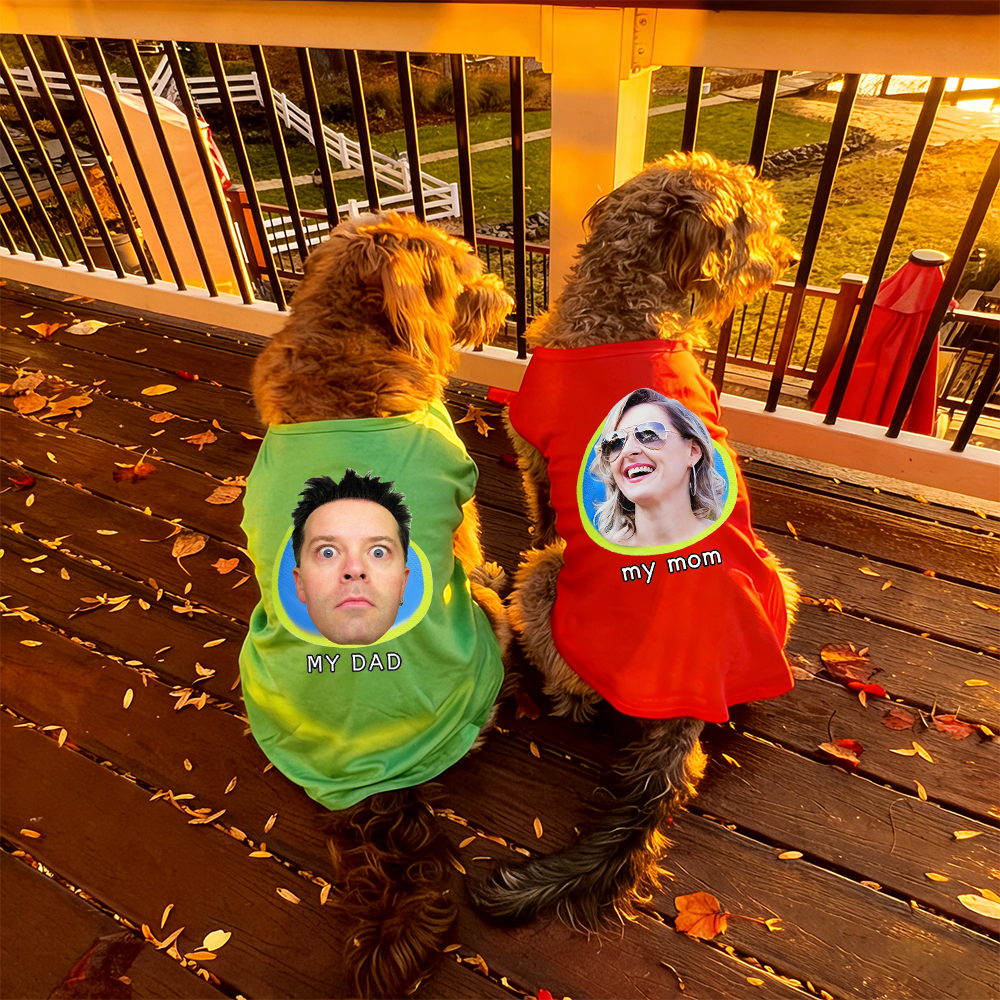 Personalized Funny Photo Pet Shirt | BKPet441