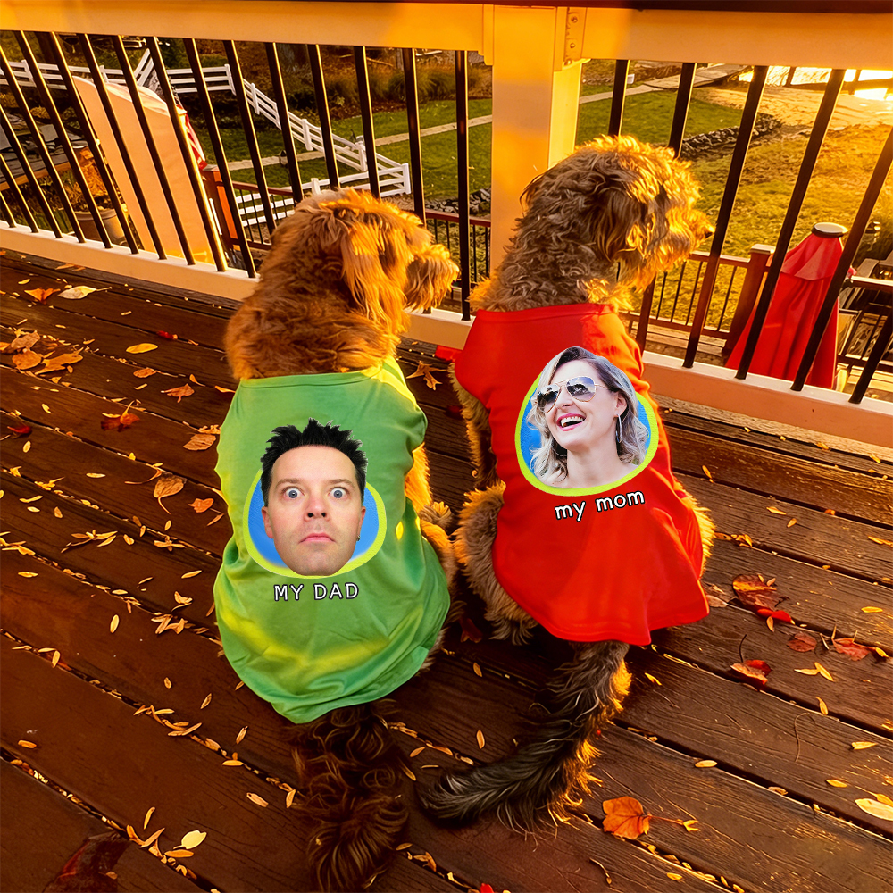 Personalized Funny Photo Pet Shirt | BKPet441