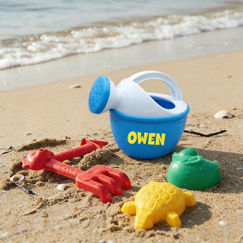 Personalized Kid Watering Can Beach or Bathtub Bucket Toy | CWBeach225