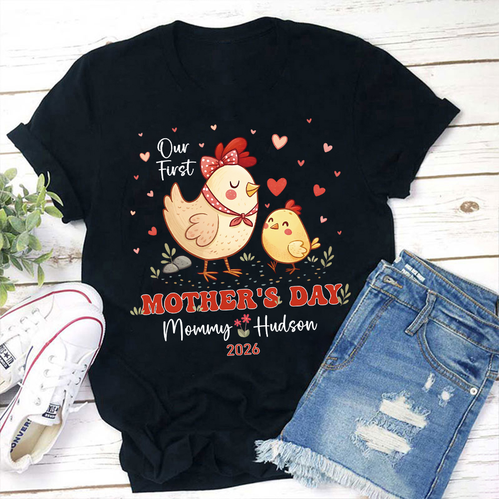 Personalized First Mother's Day Mommy and Baby Outfit | CWFamily128